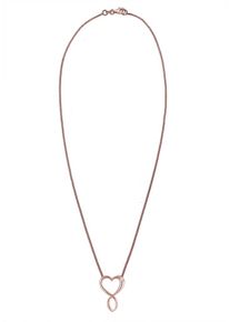 Diamore, Damen Kette 'Herz, Infinity', Rosegold