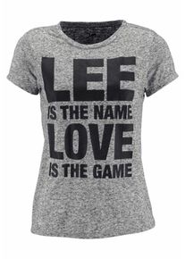 Lee, Damen T-Shirt, Graumeliert