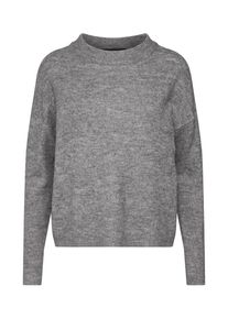 Véro Moda VERO MODA, Damen Pullover 'VMRANA LS O NECK BLOUSE BF REP', Grau