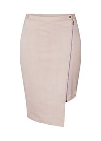Pop Copenhagen, Damen Rock 'Long Biker Wrap Skirt', Rosa