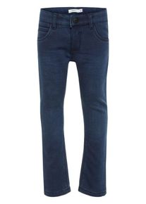 name it, M&auml;dchen Jeans 'NMFROSE DNMBENTA 3117 FLEECE', Blue Denim