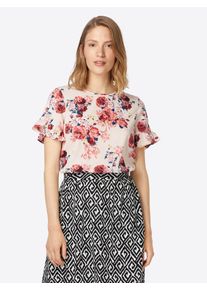 V&eacute;ro Moda VERO MODA, Damen Blusenshirt, Dunkelblau / Rosa / Rostrot