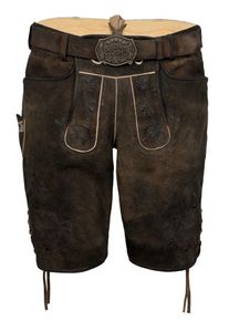 Spieth & Wensky SPIETH & WENSKY, Herren Lederhose Bayern München 'Fimo', Braun
