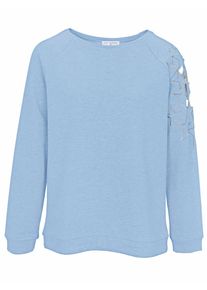 Heine, Damen Sweatshirt 'Sterne', Hellblau
