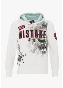 PLUS EIGHTEEN, Herren Kapuzenpullover, Offwhite
