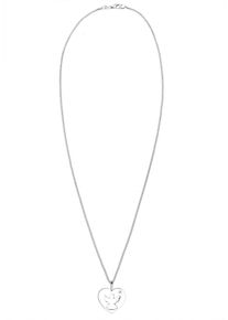Diamore, Damen Kette 'Engel, Herz', Weiß