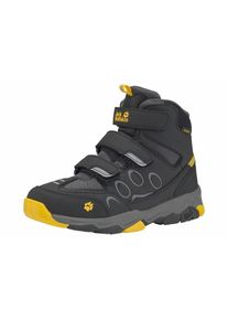 Jack Wolfskin, Mädchen Wanderschuh 'MTN ATTACK 2 TEXAPORE MID VC K', Limone / Schwarz