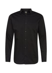 Jack & Jones JACK & JONES, Herren Langarmhemd, Schwarz