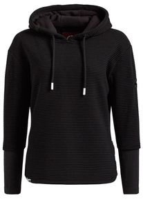Khujo, Damen Sweatshirt ' TESSA ', Schwarz