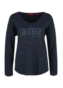 s.Oliver RED LABEL, Damen Longsleeve, Blaumeliert