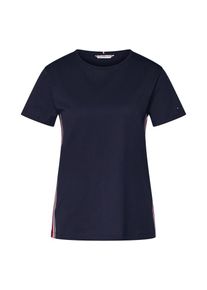 Tommy Hilfiger, Damen Shirt 'Thea', Navy / Feuerrot / Schwarz / Weiß