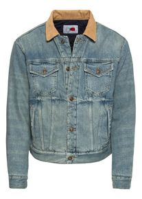 Tommy Hilfiger, Herren Jacke 'LEWIS HAMILTON BONDED DENIM JKT', Blue Denim