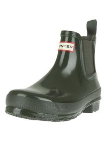 Hunter, Damen Gummistiefel 'ORIGINAL CHELSEA GLOSS', Gr&uuml;n
