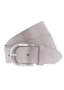 Tom Tailor, Damen G&uuml;rtel 'metallic print' 3.5cm, Puder