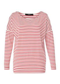 Hallhuber, Damen Ringelshirt, Rot / Weiß