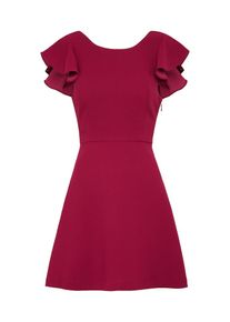 BCBGeneration, Damen Kleid 'Ruffle', Dunkelrot
