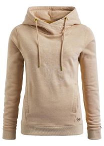 Khujo, Damen Sweatshirt 'GRETA WITH PRINT', Hellbeige