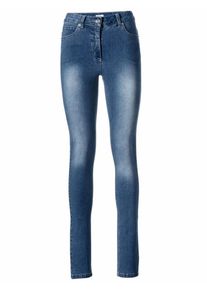 Heine, Damen Bodyform-R&ouml;hrenjeans, Blue Denim