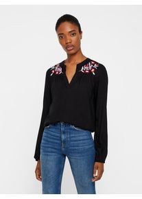 V&eacute;ro Moda VERO MODA, Damen Langarmbluse, Schwarz