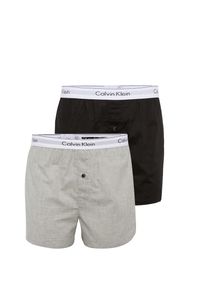 Calvin Klein Underwear, Herren Slim fit Boxershorts, Graumeliert / Schwarz