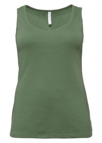 sheego Basic, Damen Tanktop, Apfel