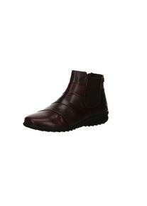 Salamander, Damen Stiefel, Dunkelrot / Schwarz