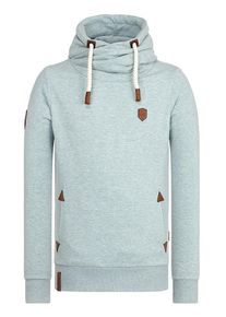 Naketano, Herren Hoodie mit Applikationen, Pastellgrün