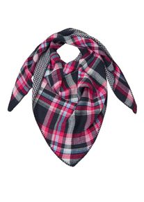 s.Oliver RED LABEL, Damen Tuch, Nachtblau / Pitaya / Weiß