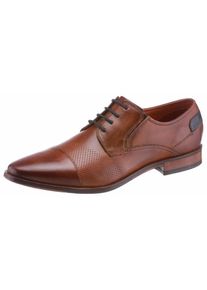 Bugatti, Herren Schnürschuh, Braun / Dunkelbraun