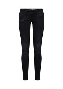 Gang, Damen Jeans 'NENA BIKER QUILTED', Schwarz