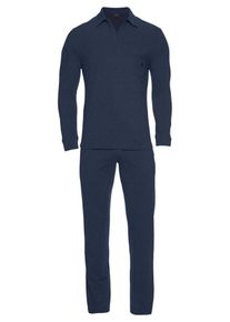HOM, Herren Pyjama 'Brooklyn', Navy