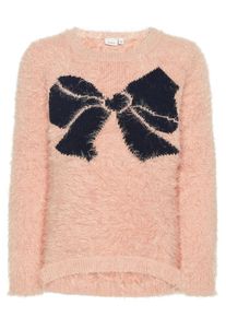 name it, M&auml;dchen Strickpullover, Navy / Puder