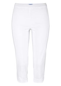 Cheer, Damen Caprijeans, Weiß