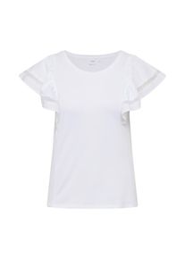 GAP, Damen Shirt mit Faltenwurf, Wei&szlig;