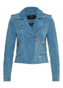 Véro Moda VERO MODA, Damen Jacke 'Suede', Rauchblau