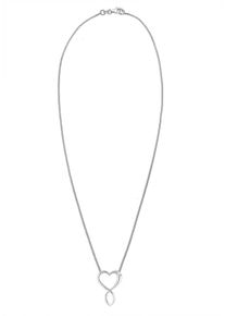 Diamore, Damen Kette 'Herz, Infinity', Silber