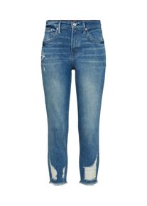 GAP, Damen Jeans 'STRETCH TR SKINNY SHR CROP MINERAL BLUE DEST CH', Blue Denim
