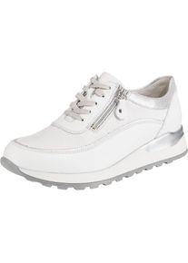 Waldl&auml;ufer WALDL&Auml;UFER, Damen Halbschuhe 'Hiroko', Silber / Wei&szlig;
