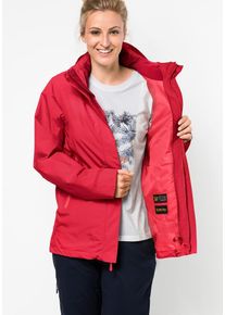 Jack Wolfskin, Damen Trekkingjacke 'ONYX PEAK JACKET WOMEN', Hellrot