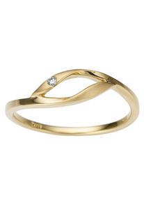 Firetti, Damen Diamantring, Gold / Weiß