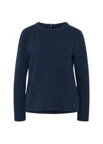 Tom Tailor, Damen Strukturiertes Sweatshirt, Navy