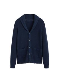 Mango Man, Herren Cardigan 'Binger', Dunkelblau