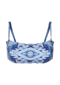 Rip Curl, Damen Bikinitop 'MOON TIDE', Blau / Weiß