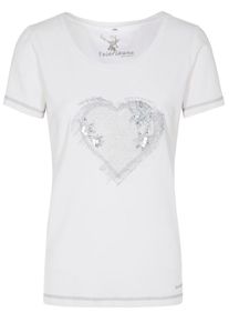 Spieth & Wensky SPIETH & WENSKY, Damen T-Shirt 'Hilja', Weiß