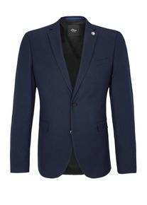 s.Oliver BLACK LABEL, Herren Sakko, Kobaltblau
