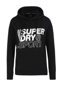 Superdry, Damen Sportdweatshirt 'CORE SPORT OVERHEAD', Schwarz
