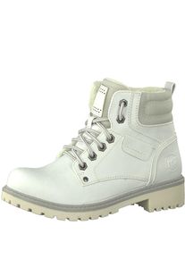 Marco Tozzi, Damen Schnürstiefelette, Beige / Offwhite