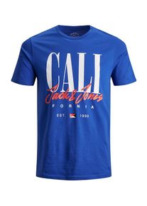 Jack & Jones JACK & JONES, Herren T-Shirt, Blau / Rot / Weiß
