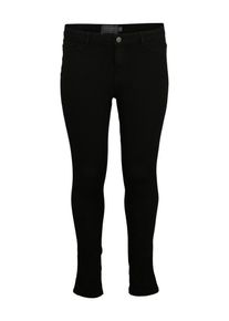 JUNAROSE, Damen Jeans 'JRQUEEN NORA NW SLIM BL JEANS', Schwarz