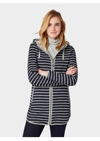 Tom Tailor, Damen Sweatjacke, Navy / Grau
